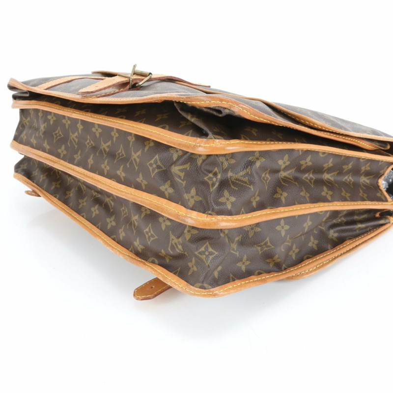 路易威登 Monogram Sac Kleber M58122 男士皮革波士頓包-4