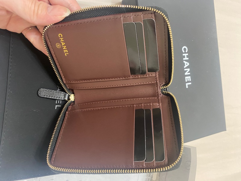 Chanel ㄇ字拉鍊短夾-3