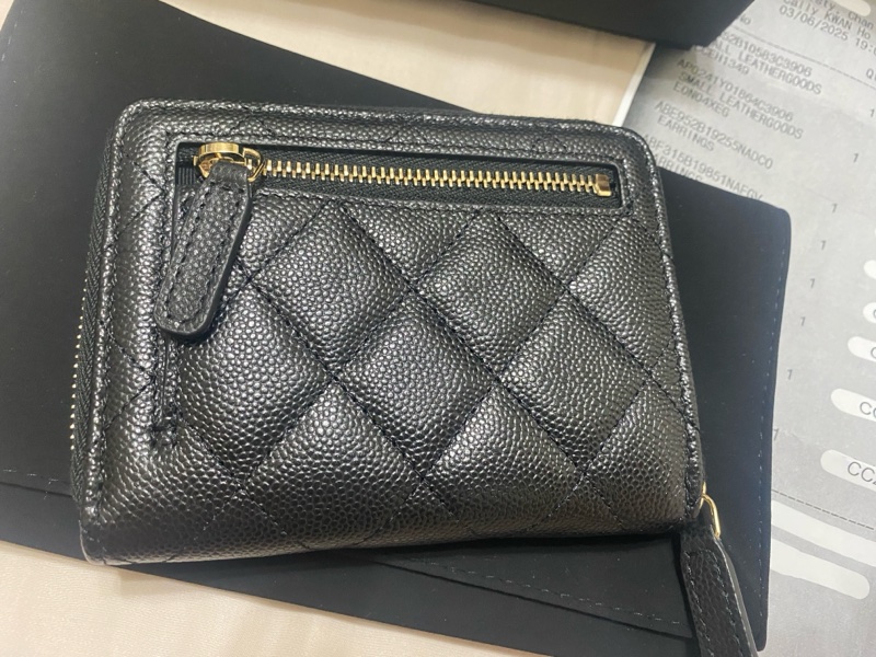 Chanel ㄇ字拉鍊短夾-6