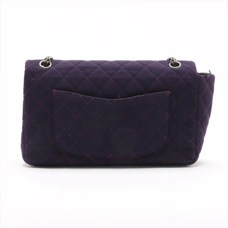 香奈兒 Matelasse 2.55 皮革雙鏈肩背包，女士款，帶有序號封條-1