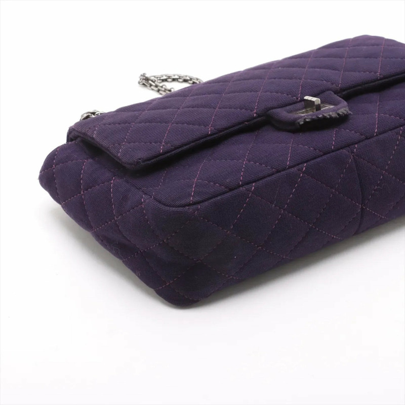 香奈兒 Matelasse 2.55 皮革雙鏈肩背包，女士款，帶有序號封條-3