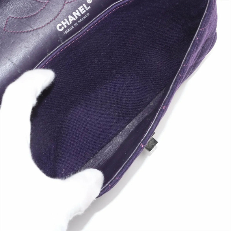 香奈兒 Matelasse 2.55 皮革雙鏈肩背包，女士款，帶有序號封條-7