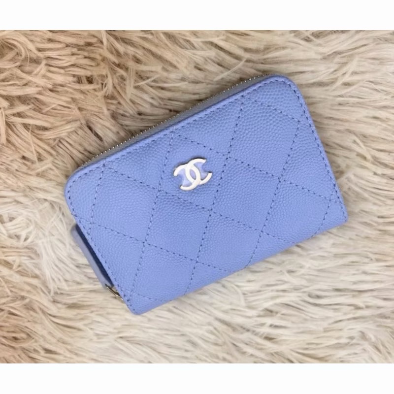 香奈兒 包包藍零錢包-0
