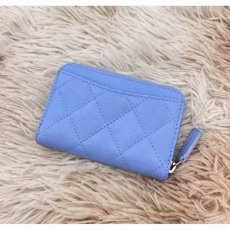 香奈兒 包包藍零錢包-1