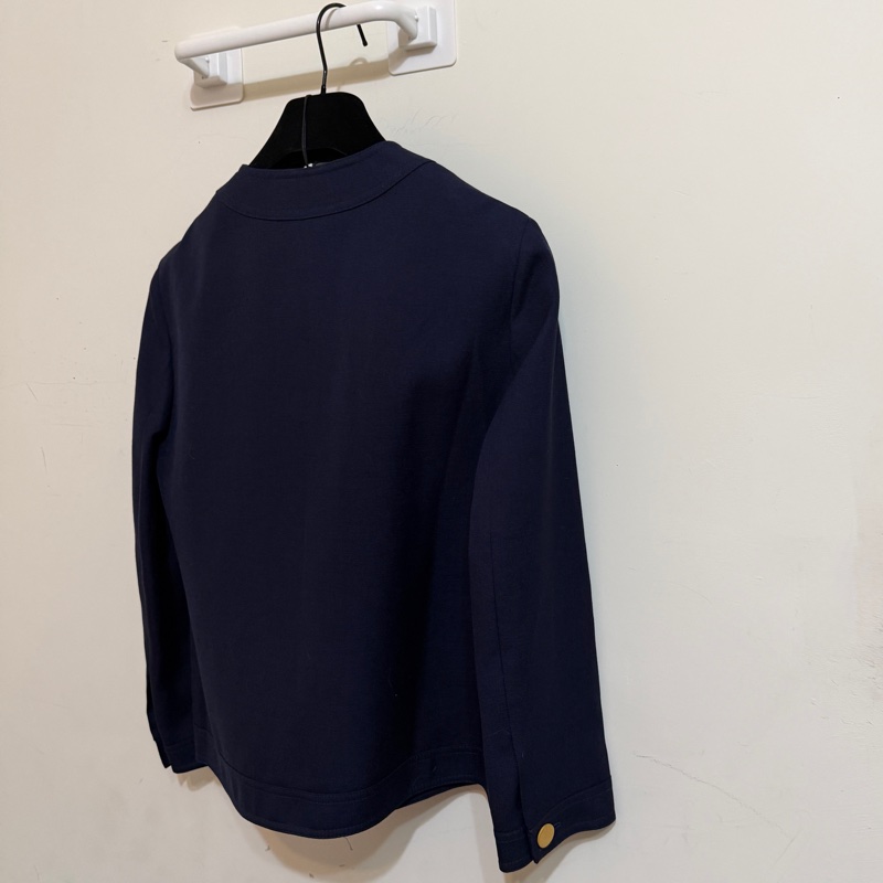 914intheair精品代購『全新閒置』Gucci 海軍藍金釦西裝外套-11