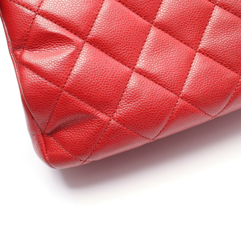 香奈兒手提包，手袋，小牛皮，女士，紅色-7