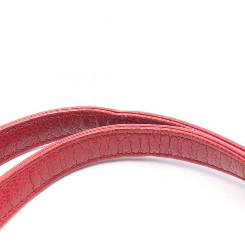 香奈兒手提包，手袋，小牛皮，女士，紅色-10