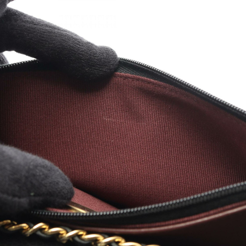 香奈兒 (CHANEL) 菱格紋小牛皮魚子醬皮革單背包，黑色，AP4241-7