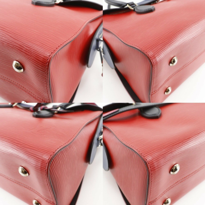 路易威登 Tuileries 手提包/雙肩包，M53544，Epi 皮革，2018 年款，紅/海軍藍，FL2128，雙肩包，A5 容量，雙拉鍊，女士款-3