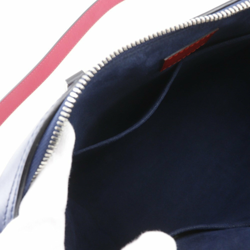 路易威登 Tuileries 手提包/雙肩包，M53544，Epi 皮革，2018 年款，紅/海軍藍，FL2128，雙肩包，A5 容量，雙拉鍊，女士款-7