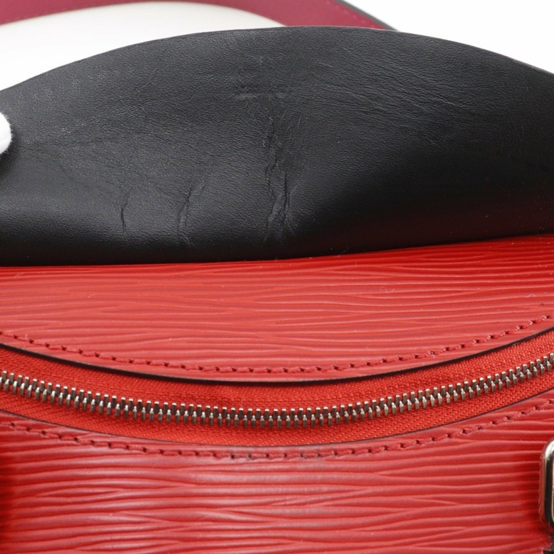 路易威登 Tuileries 手提包/雙肩包，M53544，Epi 皮革，2018 年款，紅/海軍藍，FL2128，雙肩包，A5 容量，雙拉鍊，女士款-13