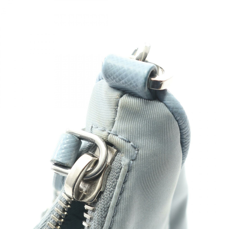 PRADA 2005 復刻版鏈條肩背包 1BH204 尼龍 Saffiano 皮革 二手-4