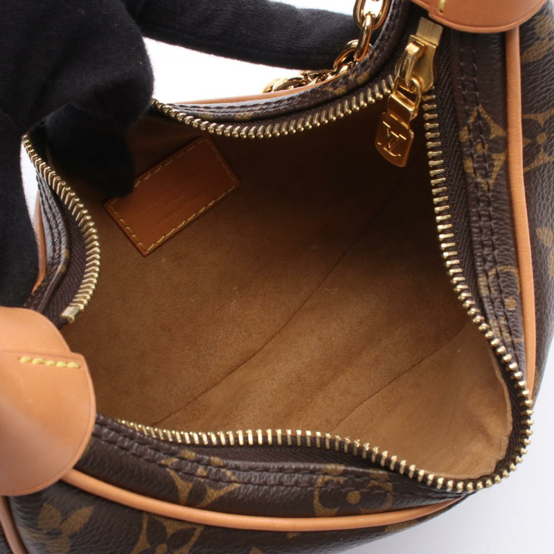 路易威登 Loop 單肩包 M81098 Monogram 帆布皮革棕色二手女士-2