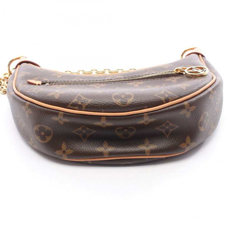 路易威登 Loop 單肩包 M81098 Monogram 帆布皮革棕色二手女士-4