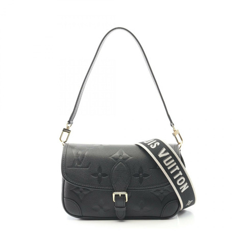 路易威登 Dianu 單肩手提包 M46386 Monogram Empreinte 黑色 二手 女士