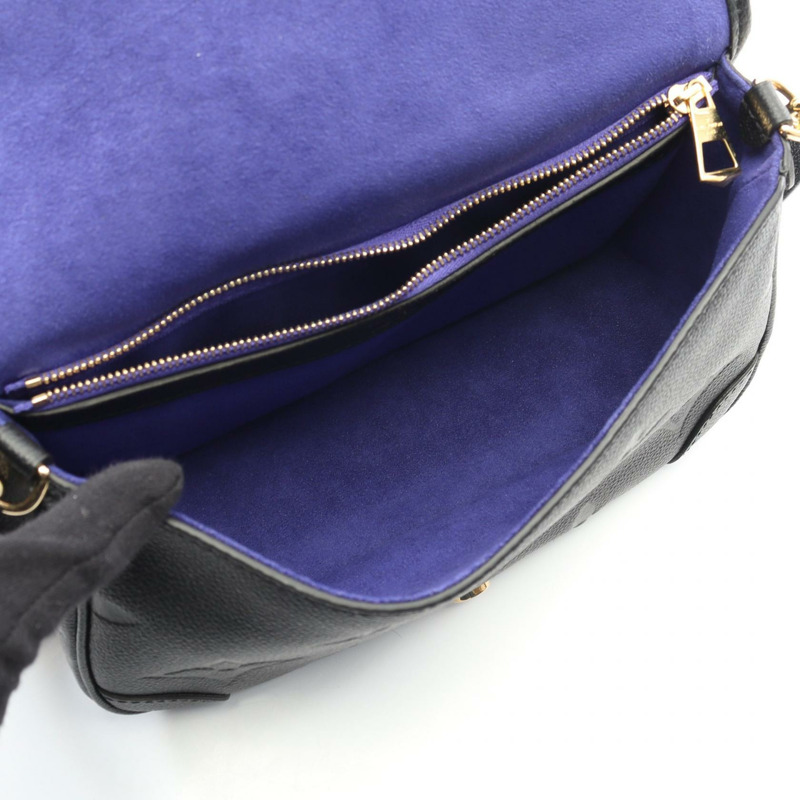 路易威登 Dianu 單肩手提包 M46386 Monogram Empreinte 黑色 二手 女士-2