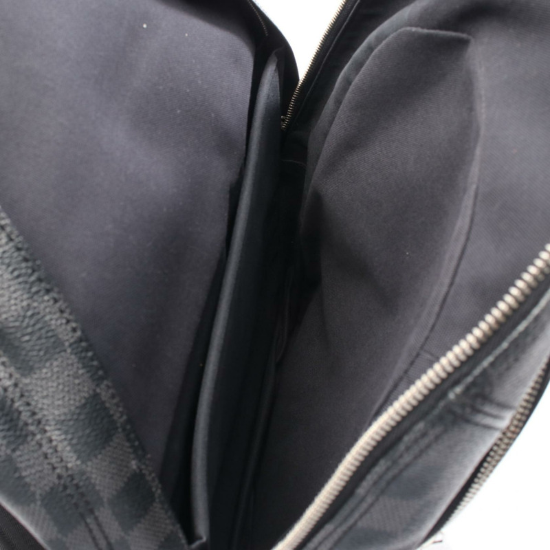 路易威登 Michael 雙肩包 N58024 Damier 石墨色帆布 黑色 二手-2