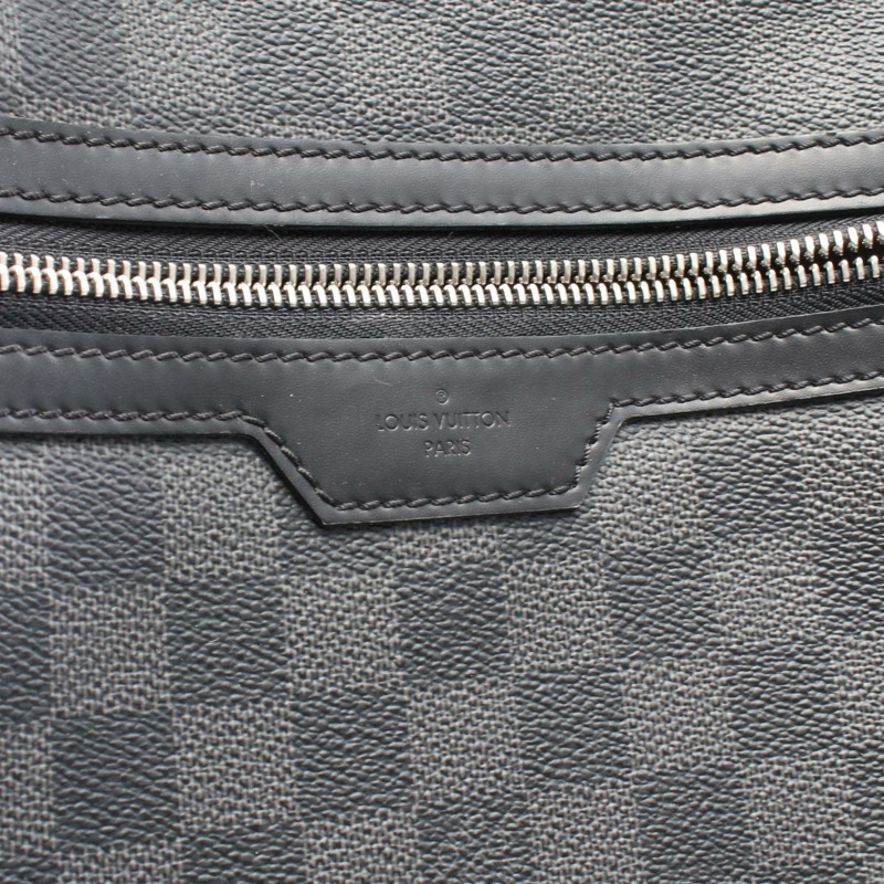 路易威登 Michael 雙肩包 N58024 Damier 石墨色帆布 黑色 二手-3