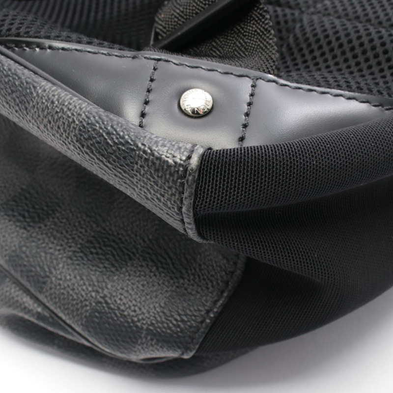 路易威登 Michael 雙肩包 N58024 Damier 石墨色帆布 黑色 二手-5