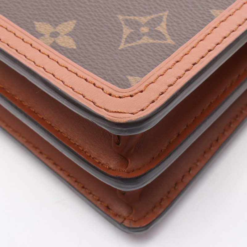 路易威登 Dauphine EW 肩背包 M46757 Monogram Reverse 帆布 二手女士-4