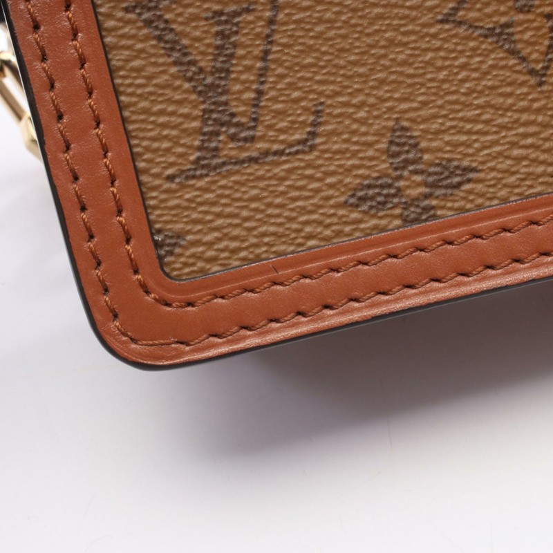 路易威登 Dauphine EW 肩背包 M46757 Monogram Reverse 帆布 二手女士-6