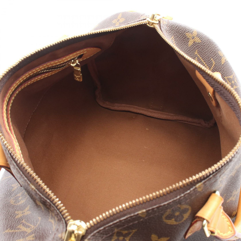 路易威登 Speedy 30 單肩手提包 M41108 Monogram 帆布皮革二手 LV-2