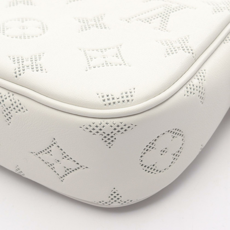 路易威登 (LOUIS VUITTON) 鏈條皮夾 Ivy 單肩包 M11299 皮革 Monogram 白色二手-4