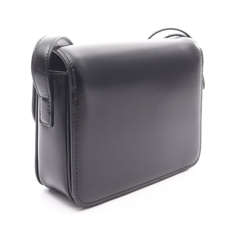 CELINE Teen Triomphe 斜背肩背包 199233BF4 黑色皮革 二手 女士-1