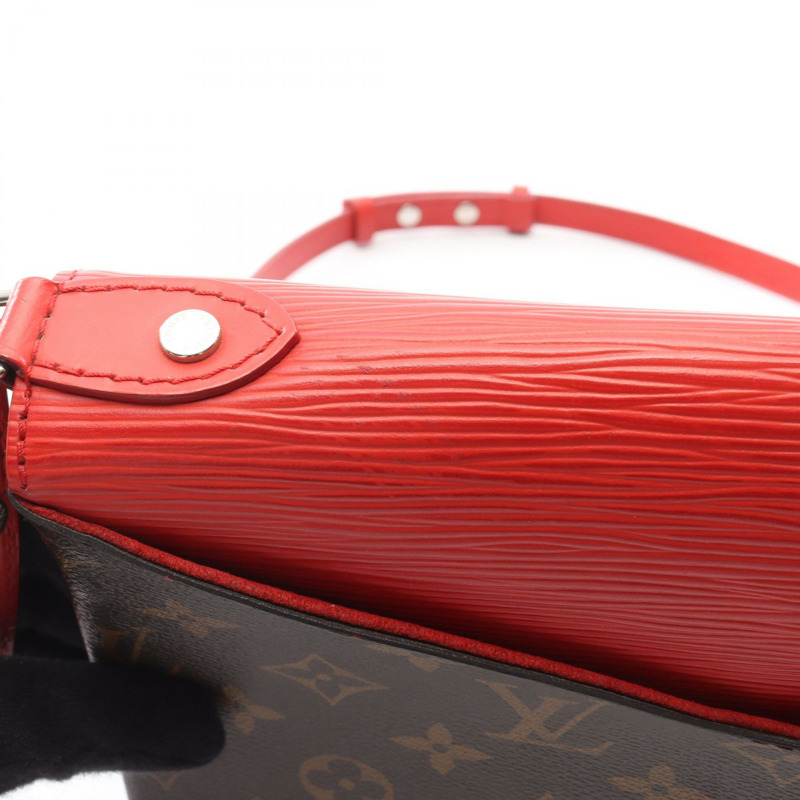 路易威登 Saint-Michel 肩背包 M44031 Monogram Epi 棕紅色 二手 LV-8