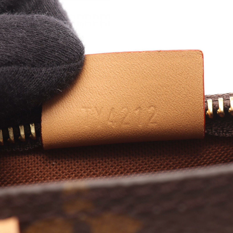 路易威登 Nano Speedy 單肩手提包 M81085 Monogram 帆布皮革二手-4