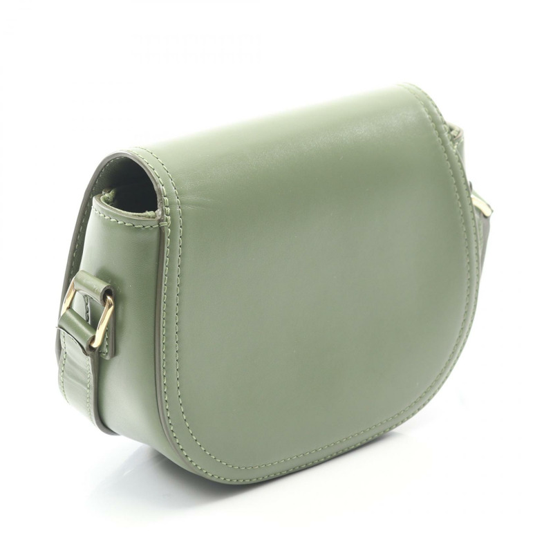 CELINE Crecy 小號斜背包 191363 皮革 綠色 二手 女士-1