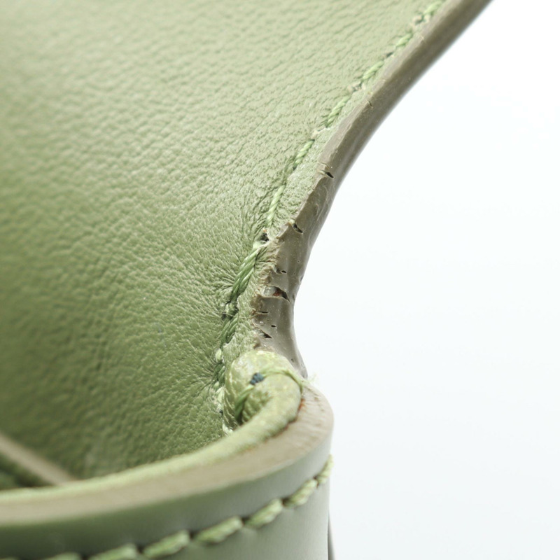 CELINE Crecy 小號斜背包 191363 皮革 綠色 二手 女士-5