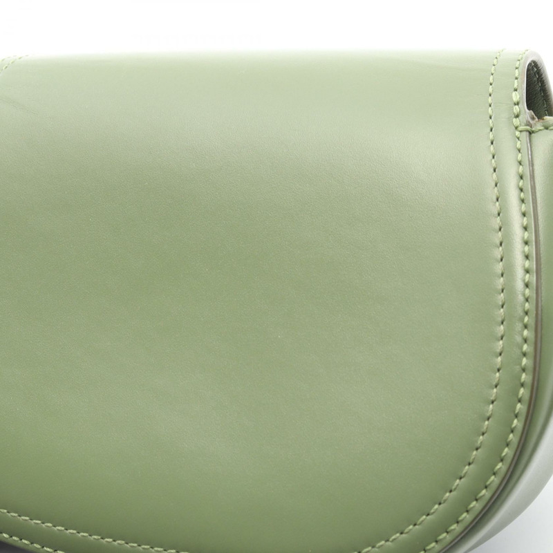 CELINE Crecy 小號斜背包 191363 皮革 綠色 二手 女士-6