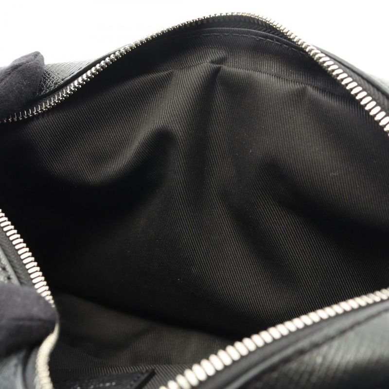 路易威登 (LOUIS VUITTON) 戶外腰包 M30245 Taigalama 黑色皮革二手-6