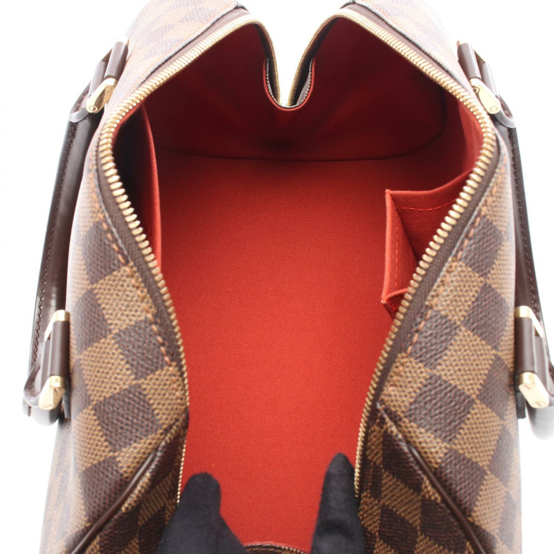 路易威登 Rivera MM 手提包 N41434 Damier 帆布皮革 Ebene 二手女士 LV-2