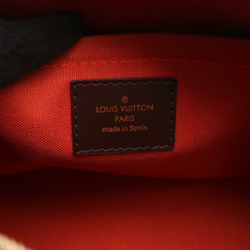 路易威登 Rivera MM 手提包 N41434 Damier 帆布皮革 Ebene 二手女士 LV-3