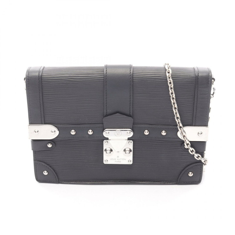 路易威登 Portefeuille Trunk 單肩包 M67507 Epi 皮革黑色二手 LV-0
