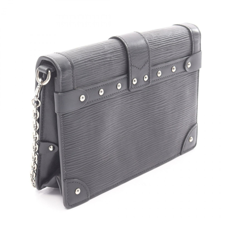 路易威登 Portefeuille Trunk 單肩包 M67507 Epi 皮革黑色二手 LV-1