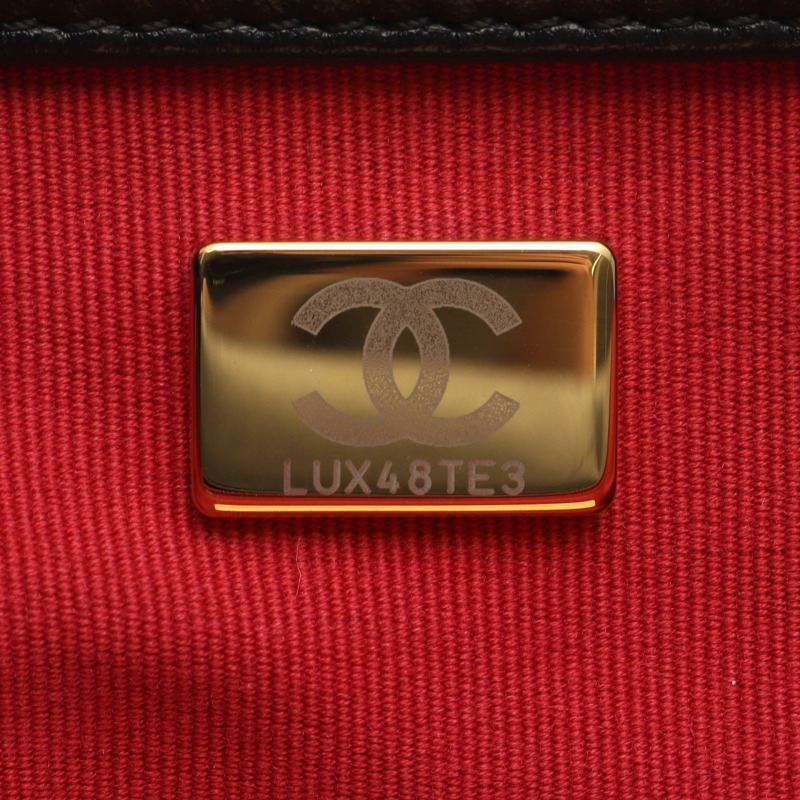 香奈兒 19 dix-neuf Matelasse 鏈條肩背包 AS1160 黑色皮革 二手 女士-4