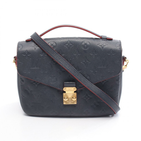 路易威登 Pochette Metis 斜背包 手提包 M44071 Monogram empreinte 海軍藍