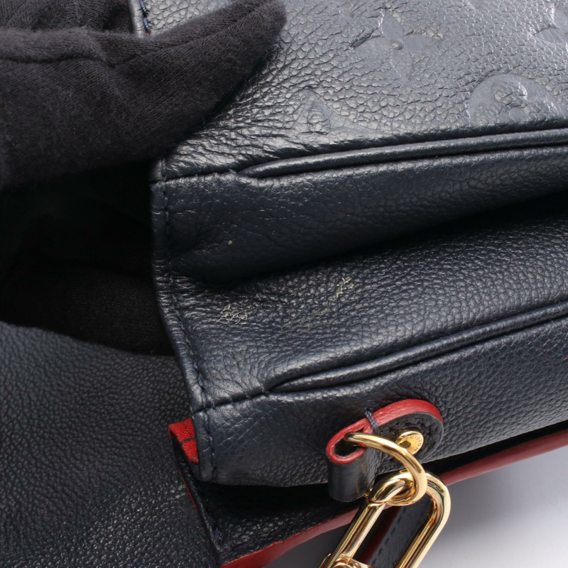 路易威登 Pochette Metis 斜背包 手提包 M44071 Monogram empreinte 海軍藍-5