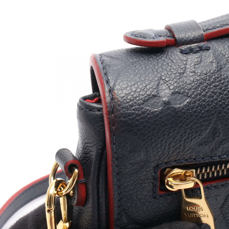 路易威登 Pochette Metis 斜背包 手提包 M44071 Monogram empreinte 海軍藍-6