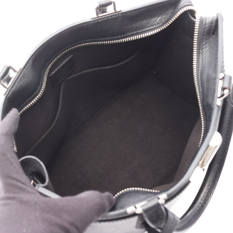 路易威登 Very Zip Tote 斜背包 M54147 小牛皮 黑色 二手 LV-2