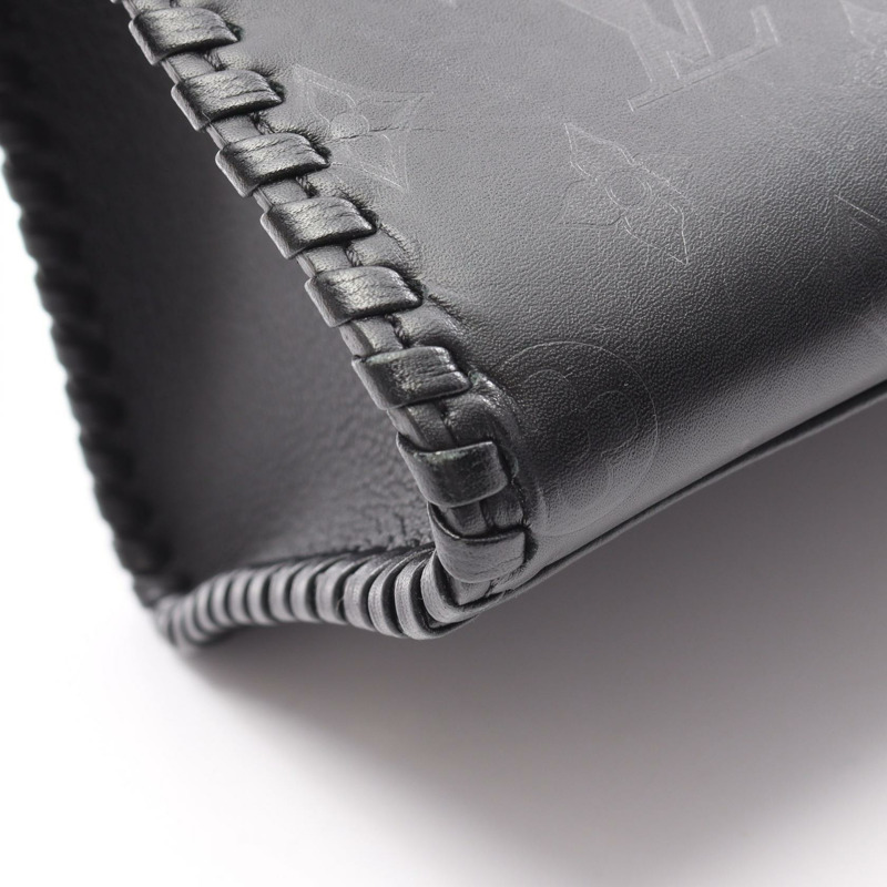 路易威登 Very Zip Tote 斜背包 M54147 小牛皮 黑色 二手 LV-9