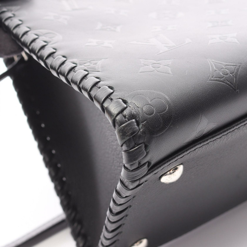 路易威登 Very Zip Tote 斜背包 M54147 小牛皮 黑色 二手 LV-11