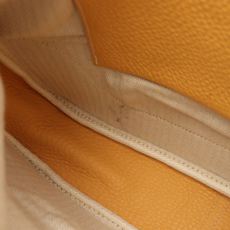 愛馬仕 Trim 35 肩背包，Clemence 皮革，黃色 Jaune，二手，女士，K GHW-5