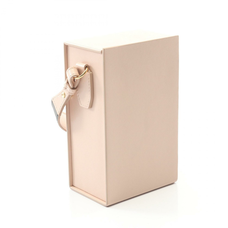 FENDI Box 斜背包單肩包 8BT339 皮革 粉紅色 二手 女士-1