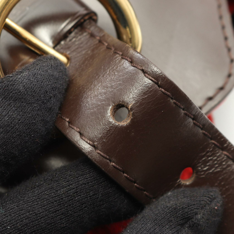 路易威登 Sistina GM 單肩手提包 N41540 Damier 皮革 Ebene 二手-8