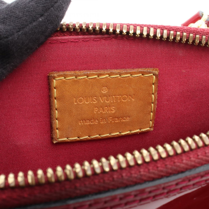 路易威登 Alma BB 單肩手提包 M91771 Vernis 皮革 Rose Andian 二手 LV-3