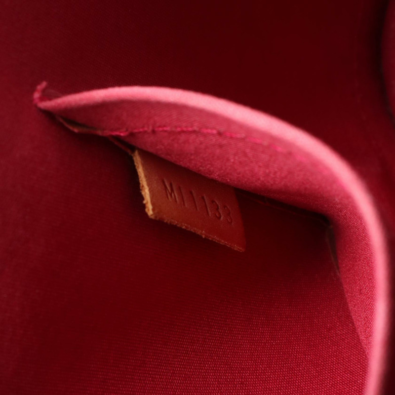 路易威登 Alma BB 單肩手提包 M91771 Vernis 皮革 Rose Andian 二手 LV-4